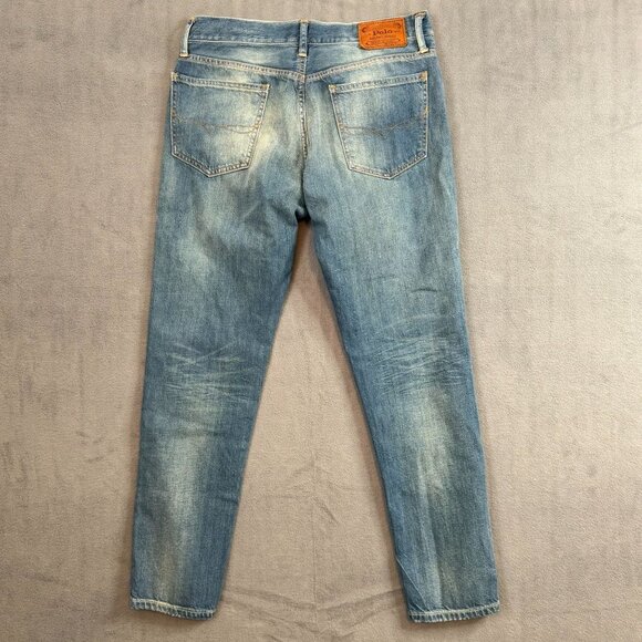 Polo Ralph Lauren Jeans Womens 28\32 Astor Boyfriend Ripped Distressed Denim - Picture 3 of 16